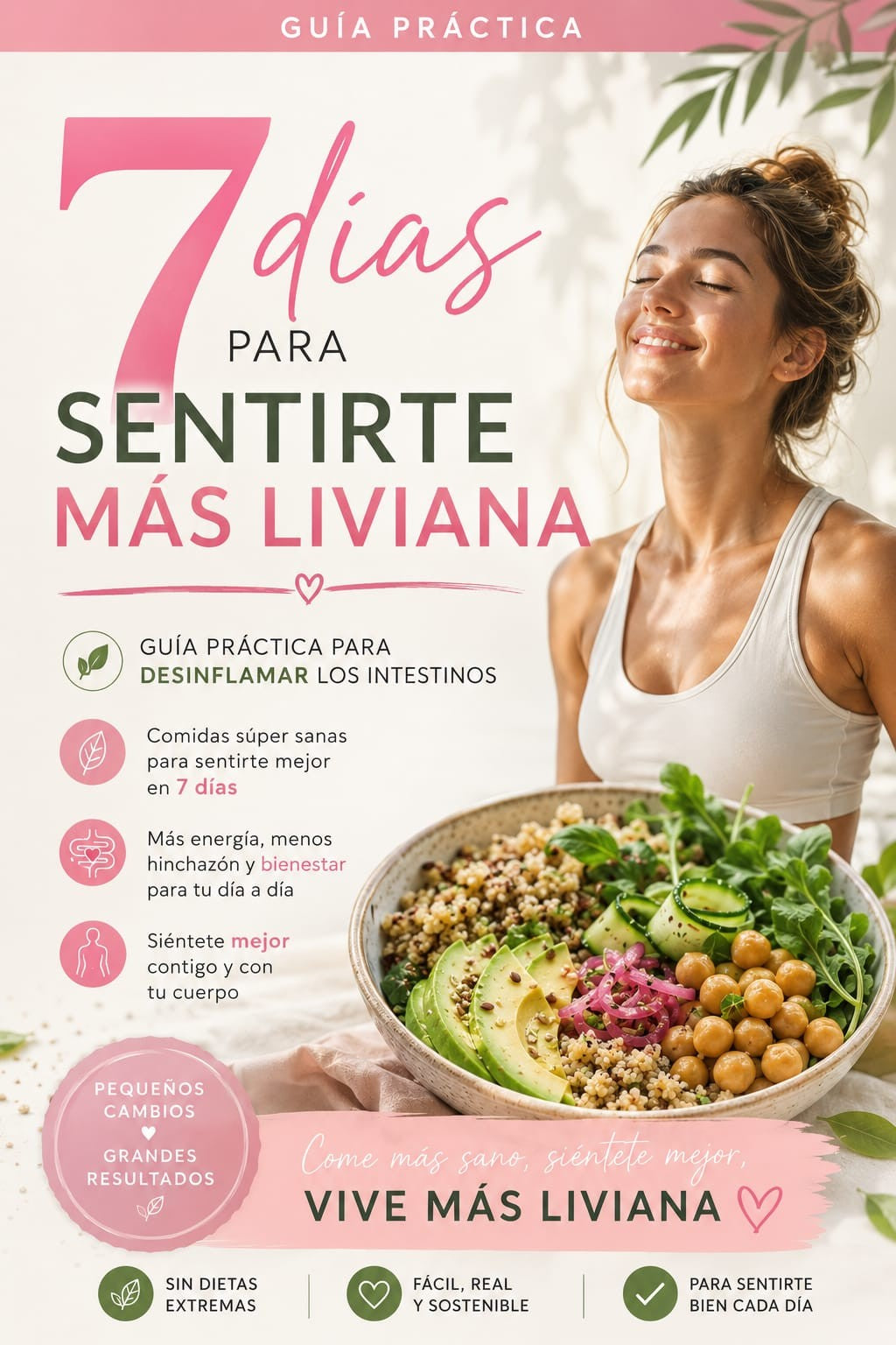 🌿 7 DÍAS PARA SENTIRTE MÁS LIVIANA